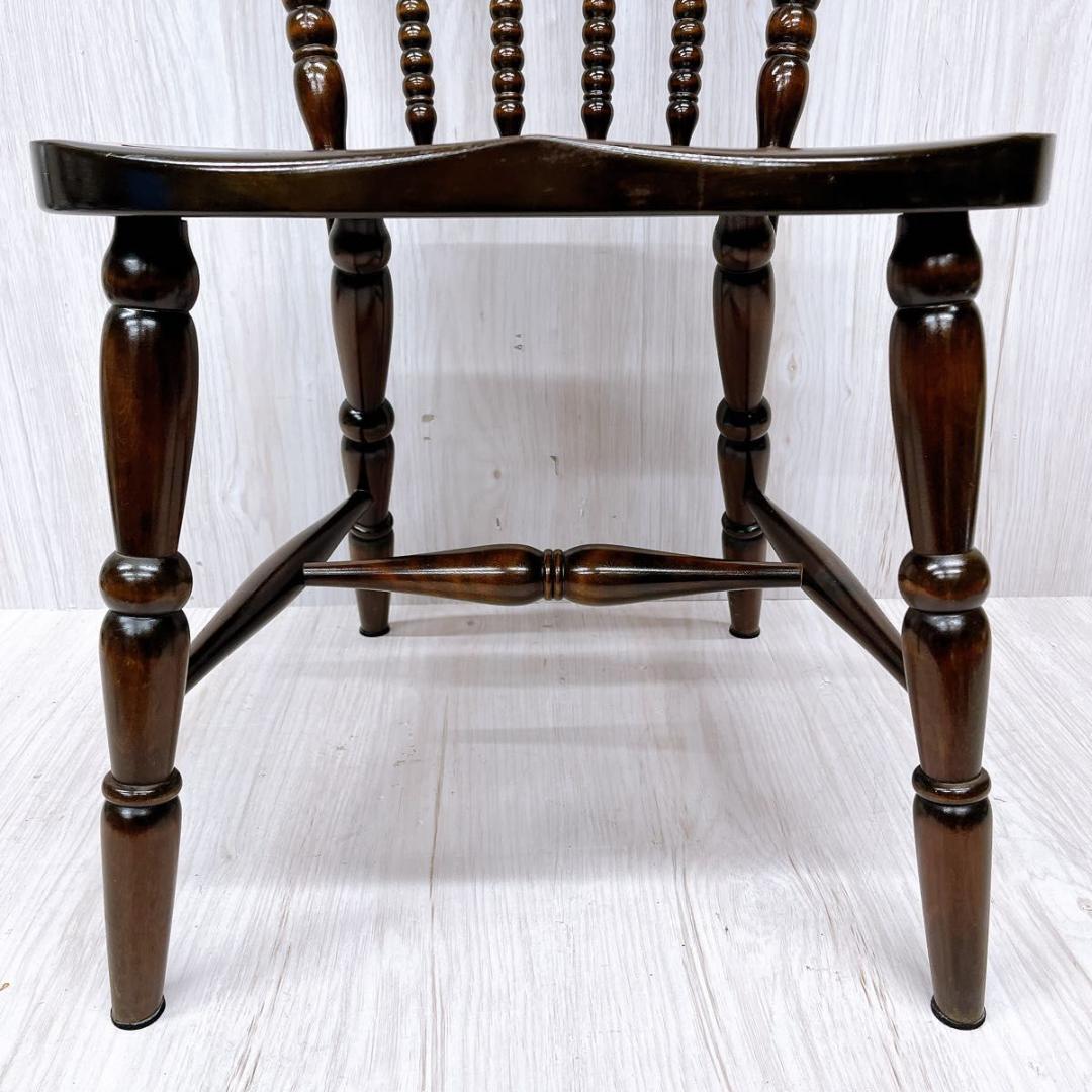 北海道民芸家具 ウィンザーチェア ダイニングチェア 椅子 いす イス③