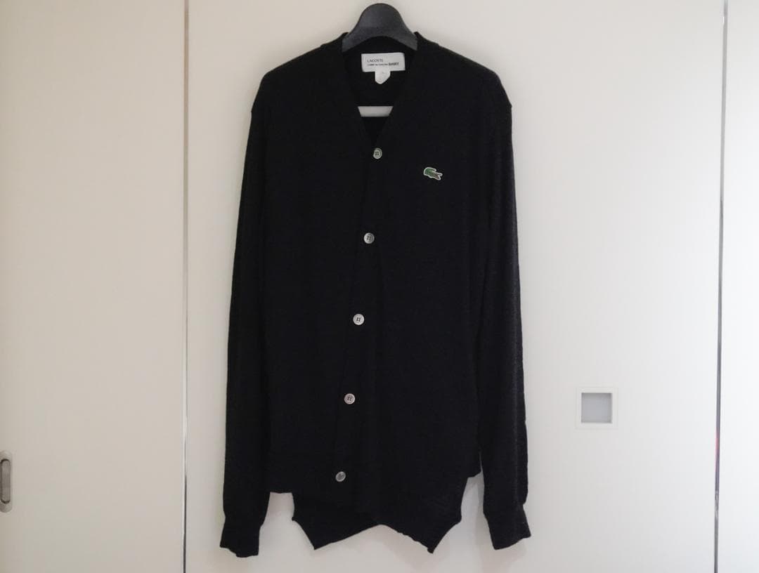 COMME des GARCONS×LACOSTE ねじれカーディガン