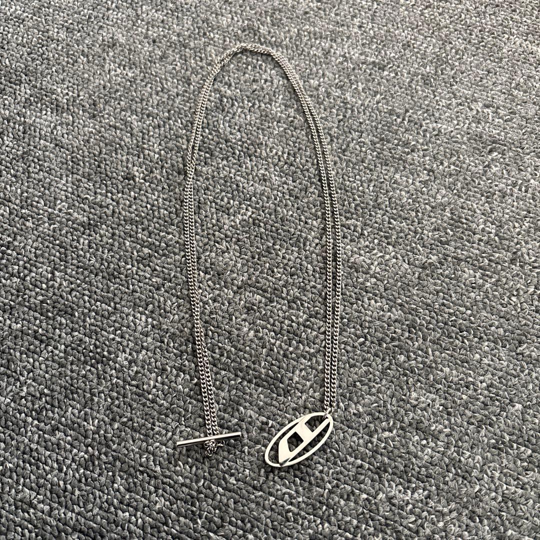 シルバー ネックレス　ディーゼル　ユニセックス