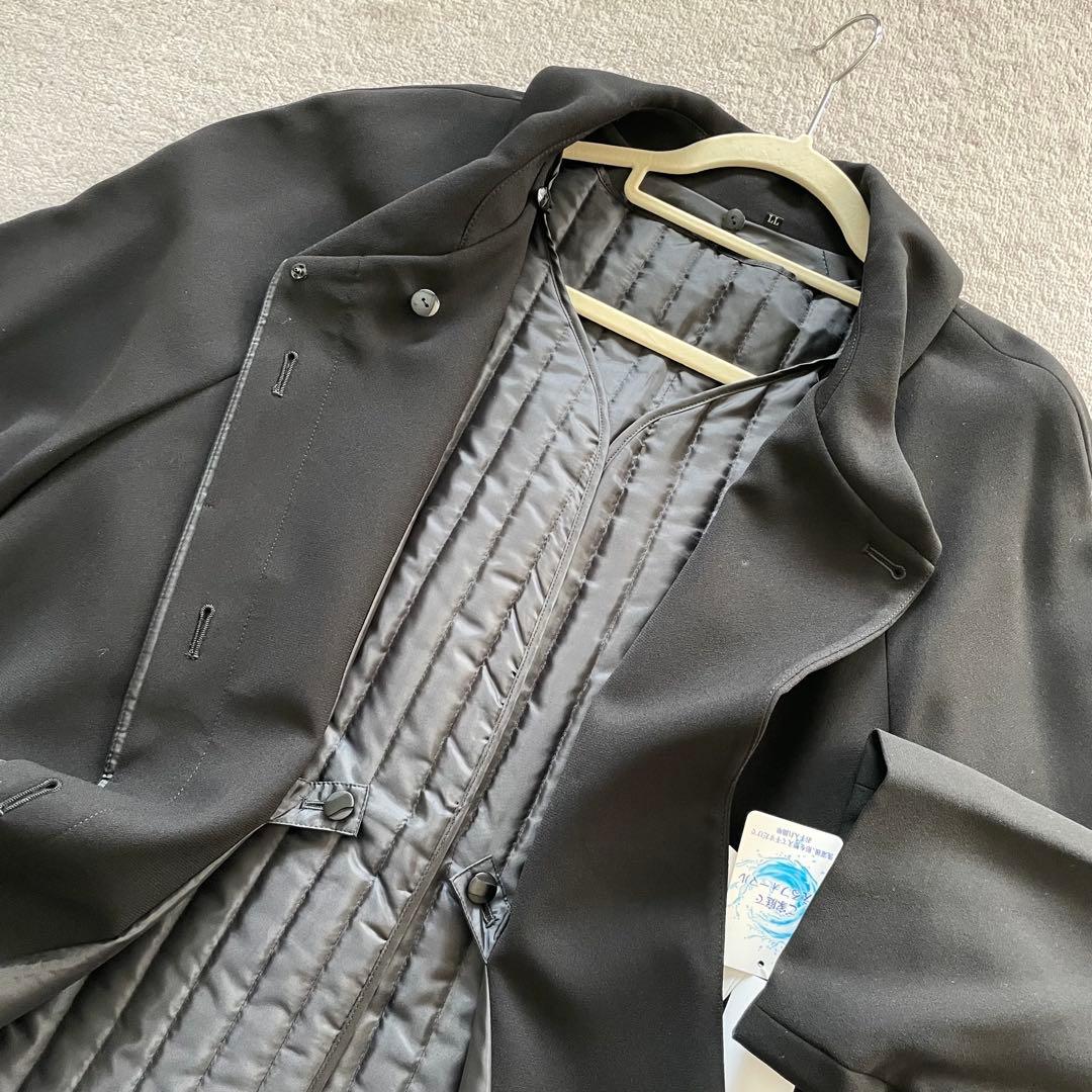 新品＊LL ブラックフォーマル＊洗えるコート＊ライナー付き　喪服　卒園卒業