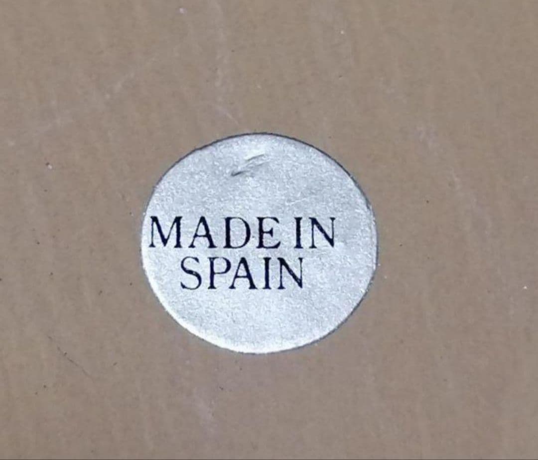 新生活 壁掛けミラー スペイン製 ゴールド縁 鏡 姿見鏡