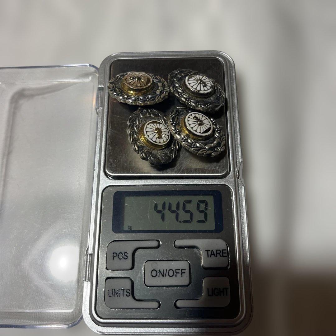 日本国有鉄道功績章銀細工 国鉄ピンバッジ アンティーク 純銀製　銀　つぶし