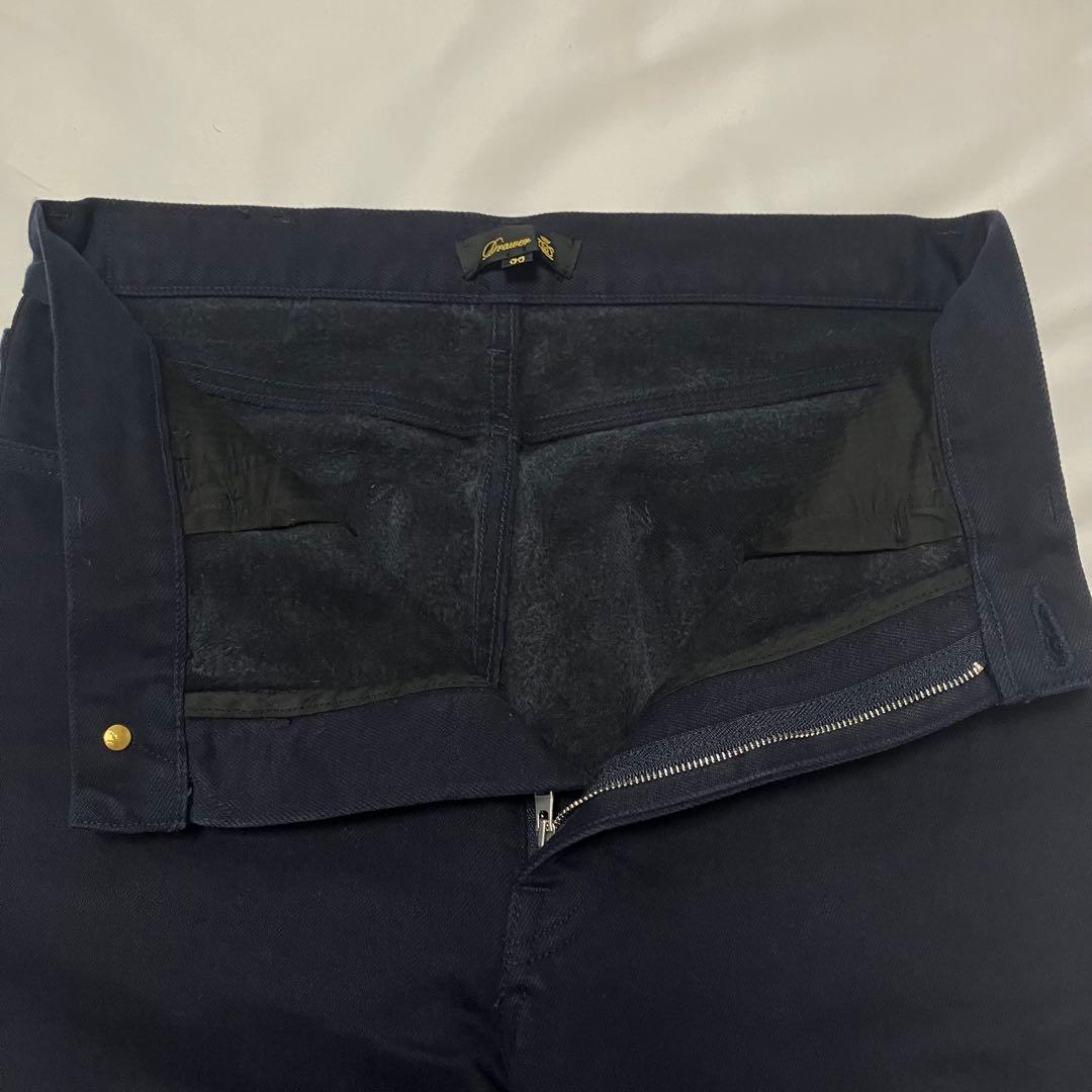 Drawerドゥロワー　コットンシルクデニムペインターパンツ　38 日本製