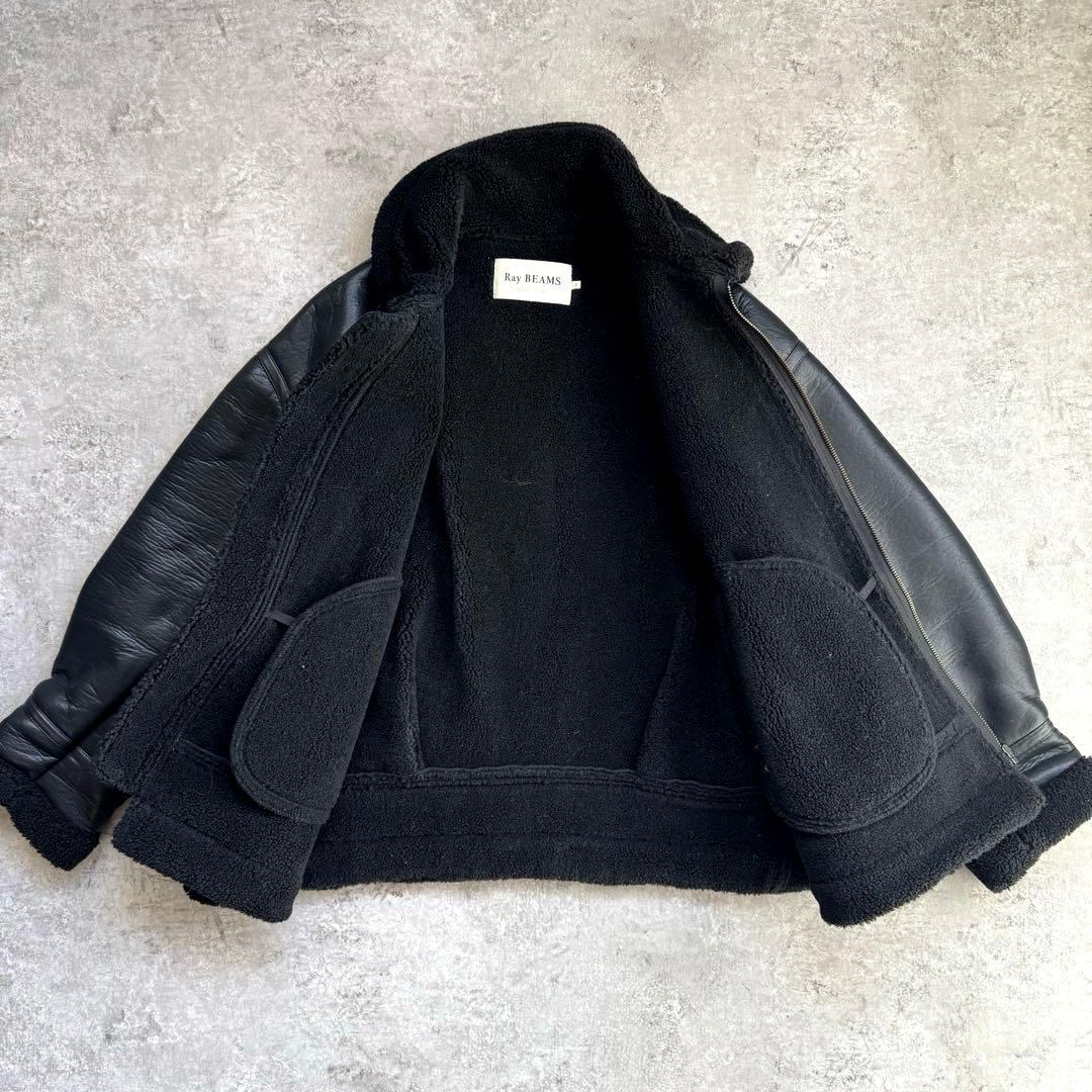 【超希少レア】名作 ムートンレザー B-3 ジャケット