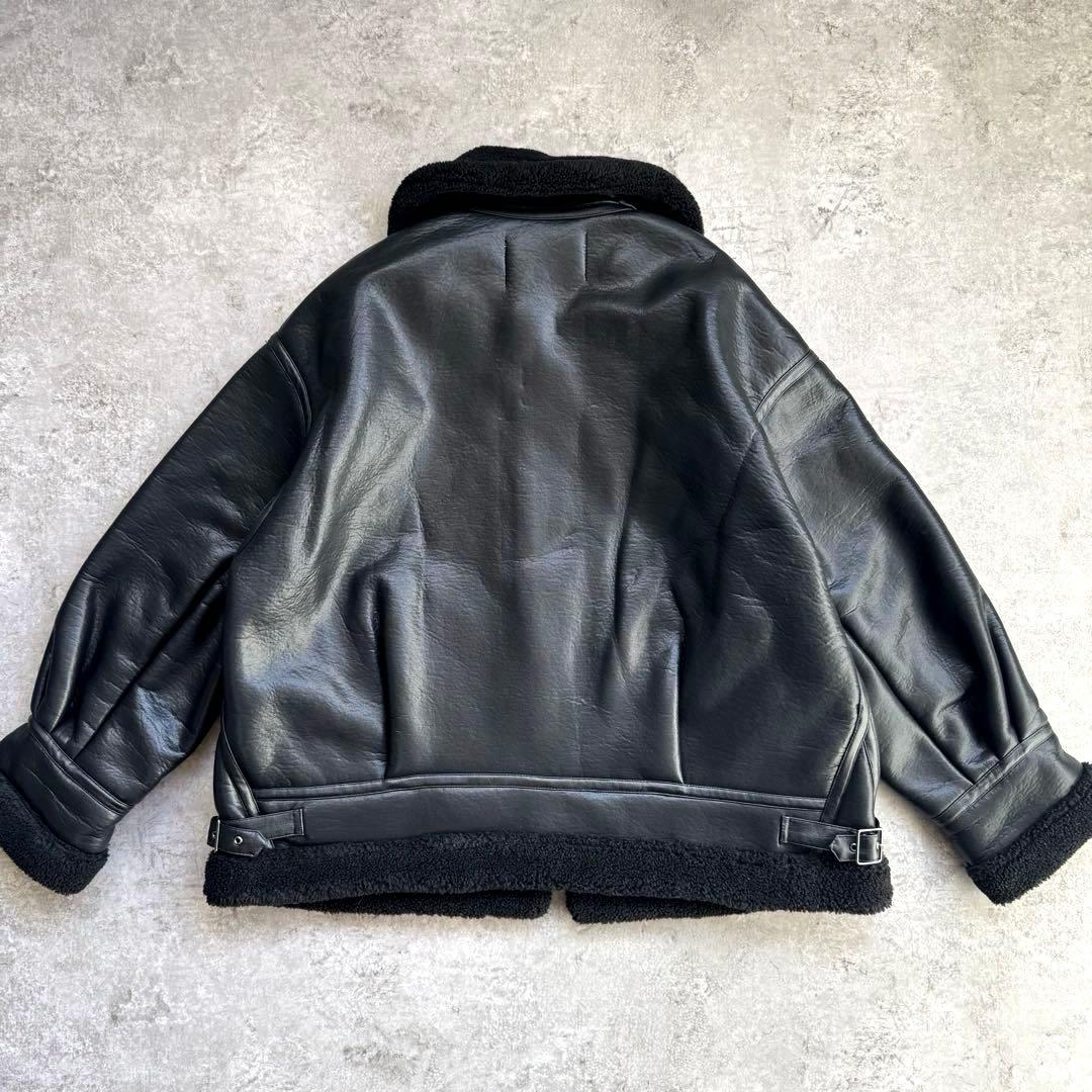【超希少レア】名作 ムートンレザー B-3 ジャケット