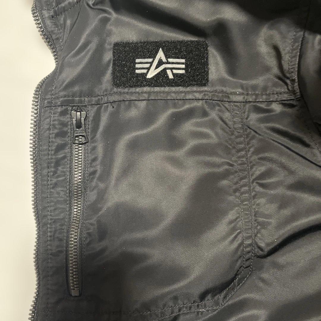 アルファ　フーデッド　ジャケット　L　ブラック