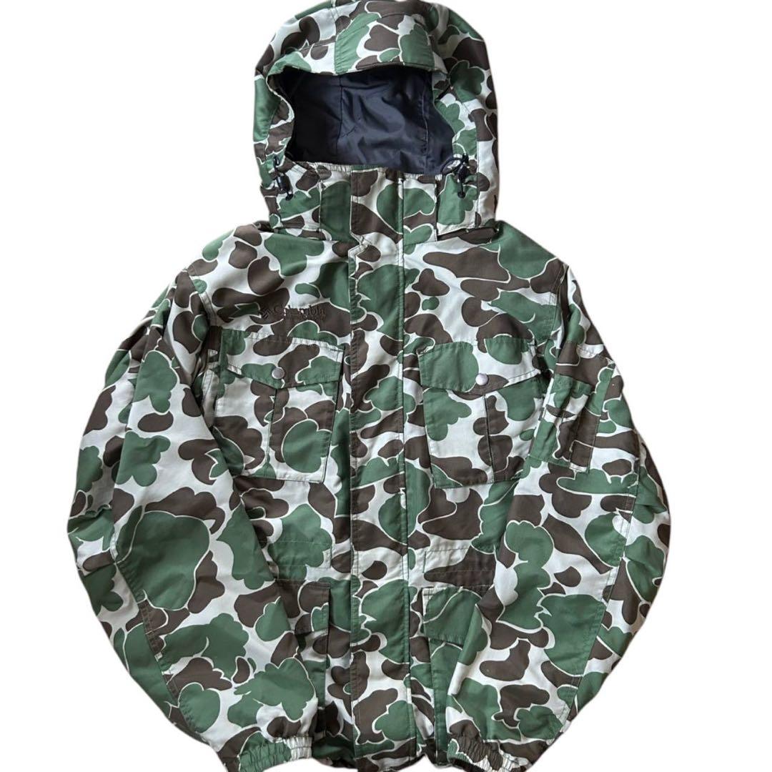 00s コロンビア チタニウム ダックハンターカモ　マウンテンパーカー 迷彩