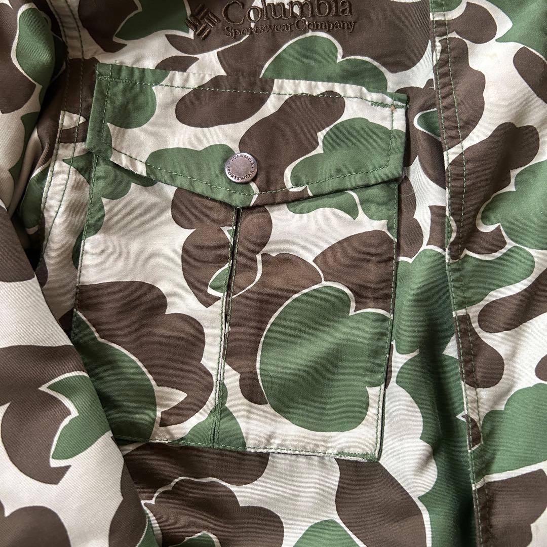 00s コロンビア チタニウム ダックハンターカモ　マウンテンパーカー 迷彩