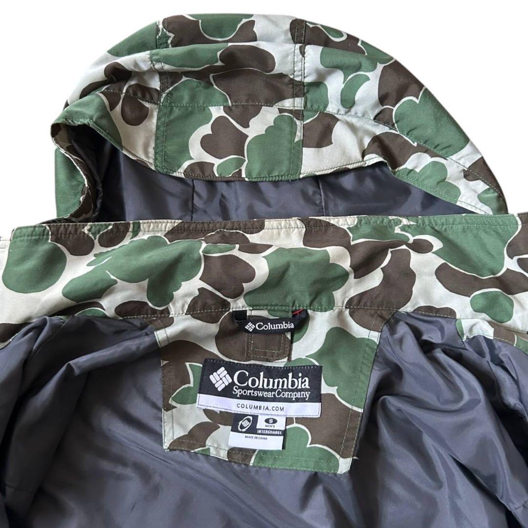 00s コロンビア チタニウム ダックハンターカモ　マウンテンパーカー 迷彩