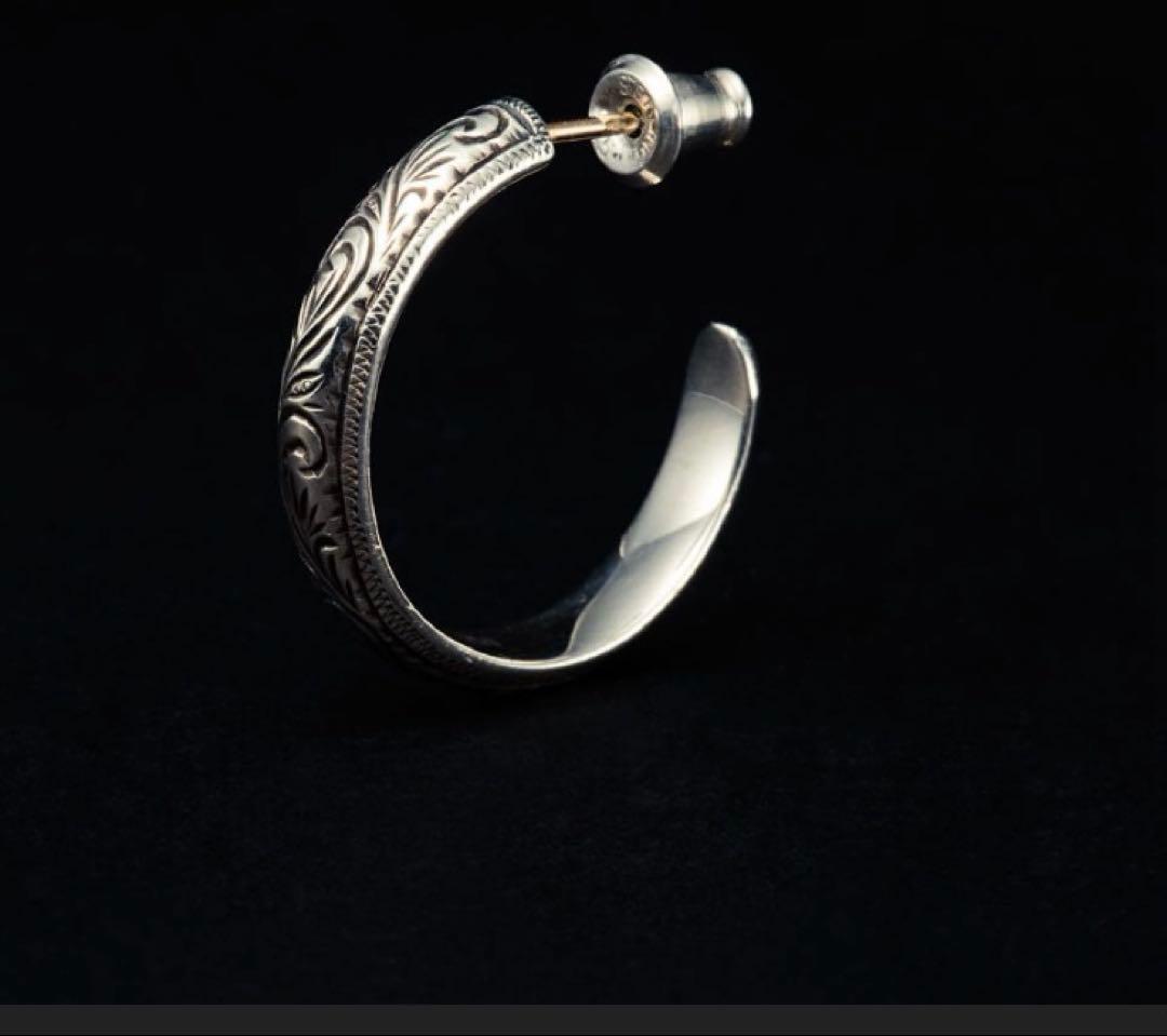 Antidote シルバー フープピアス