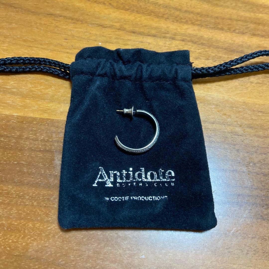 Antidote シルバー フープピアス