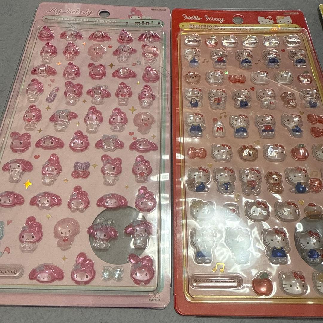 正規品　サンリオミニ　ボンボンドロップシール　8種セット　コンプリート