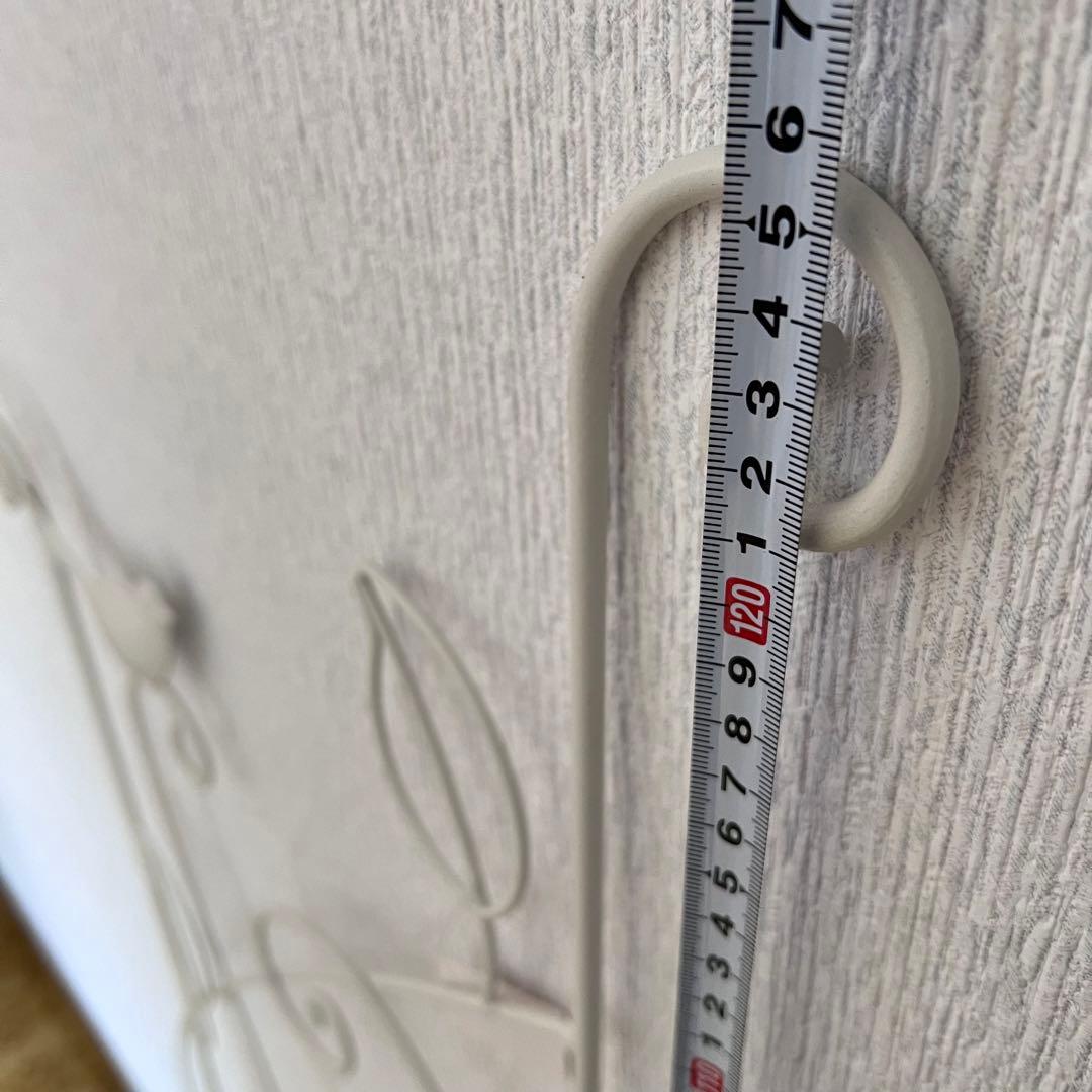 スワンでお願いします。アイアンホワイトwelcomeフェンス１枚ラストです