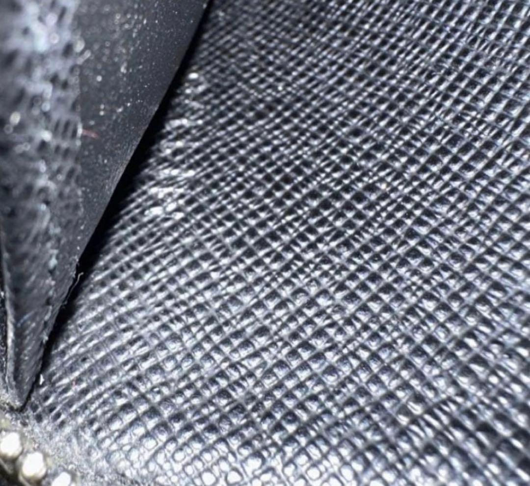 ルイヴィトン ダミエグラフィット ケース 黒 ラウンドファスナー