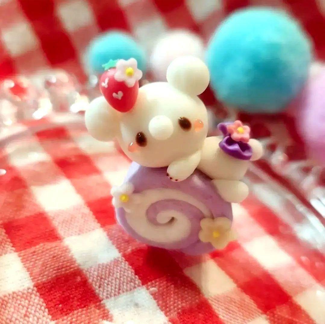 ハンドメイド くまちゃん スイーツモチーフ