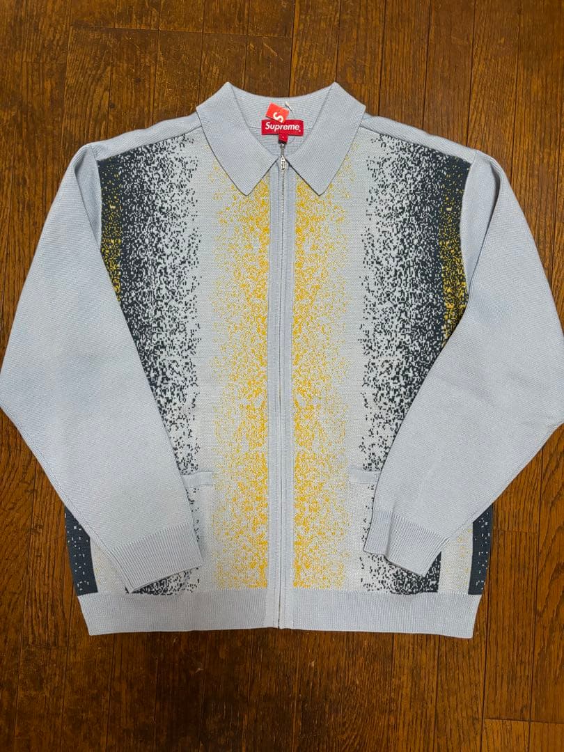 新品本物SUPREMEのZIPニットカーディガンLシュプリーム