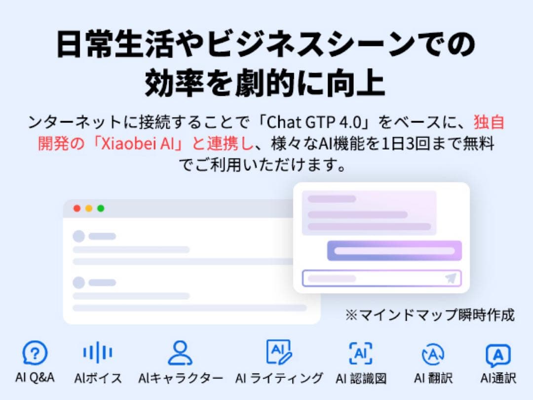 M4 AI ボイスレコーダー 録音機 小型 高感度 議事録自動作成 翻訳
