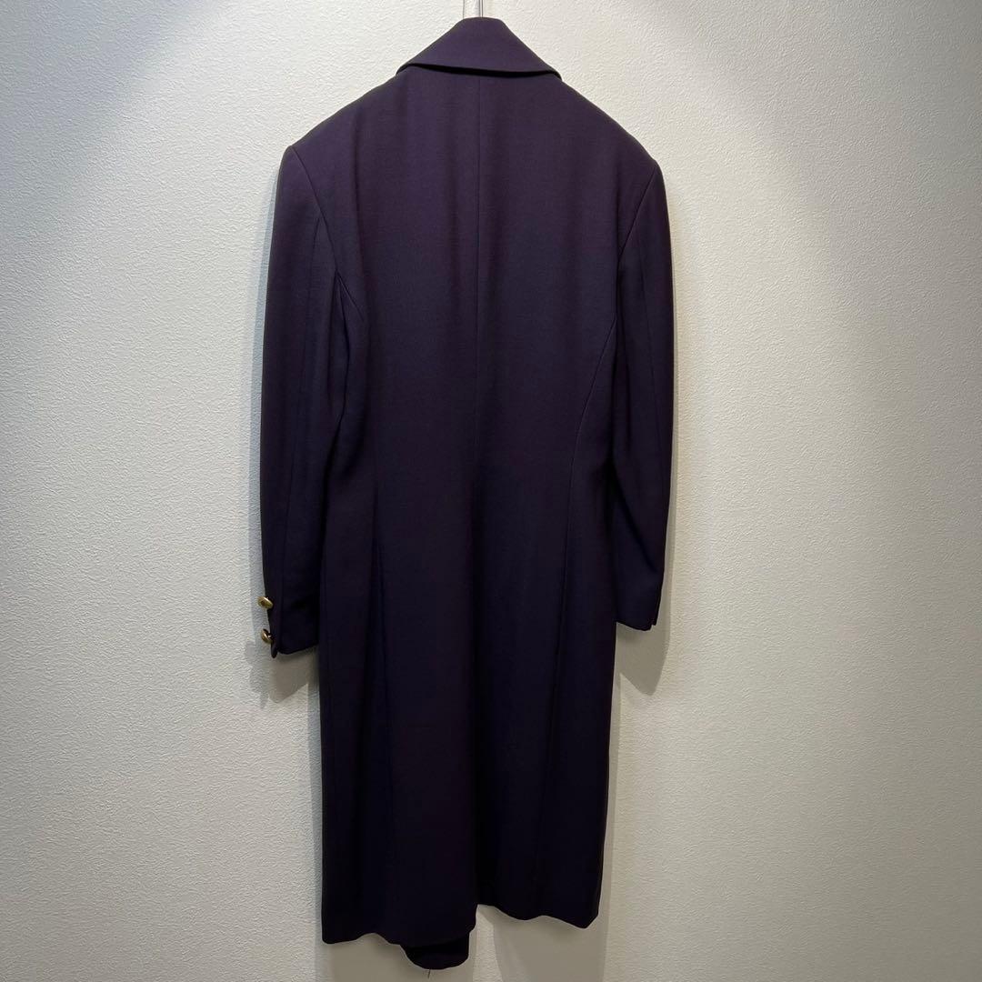 希少 GUCCI トムフォード期 ウール コクーン ゴールドボタン ロングコート