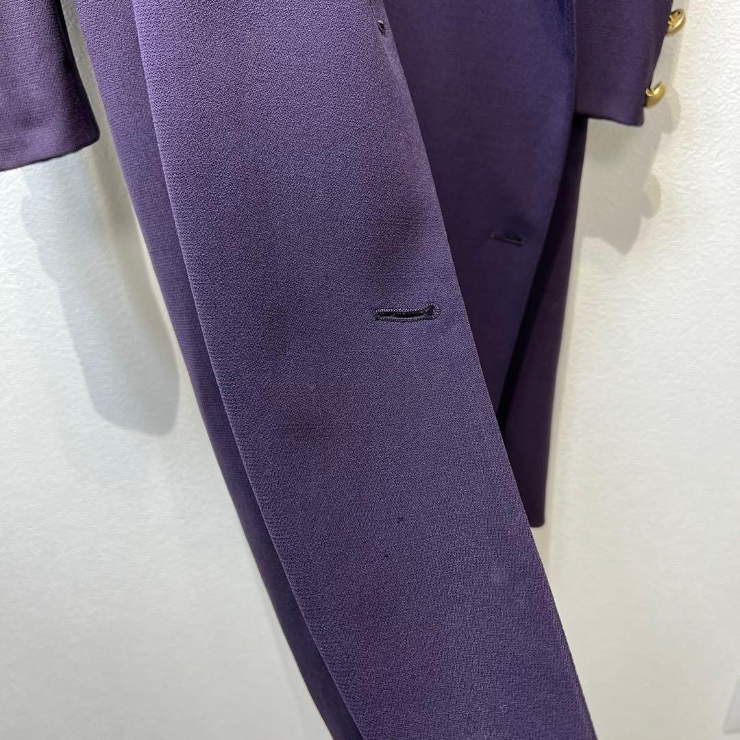 希少 GUCCI トムフォード期 ウール コクーン ゴールドボタン ロングコート