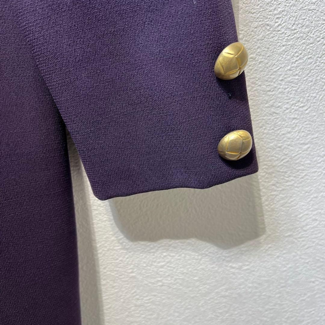 希少 GUCCI トムフォード期 ウール コクーン ゴールドボタン ロングコート