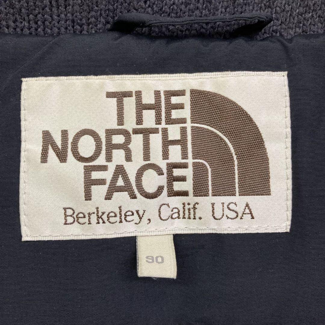 本日限定 美品♪ ノースフェイス ニットダウンベスト ダークグレー レディースL
