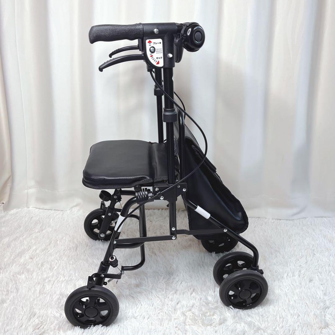 ✨極美品✨ 島製作所　シルバーカー　エアウォーカー　保冷バックタイプ　レザー