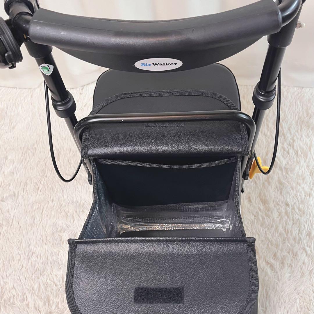 ✨極美品✨ 島製作所　シルバーカー　エアウォーカー　保冷バックタイプ　レザー