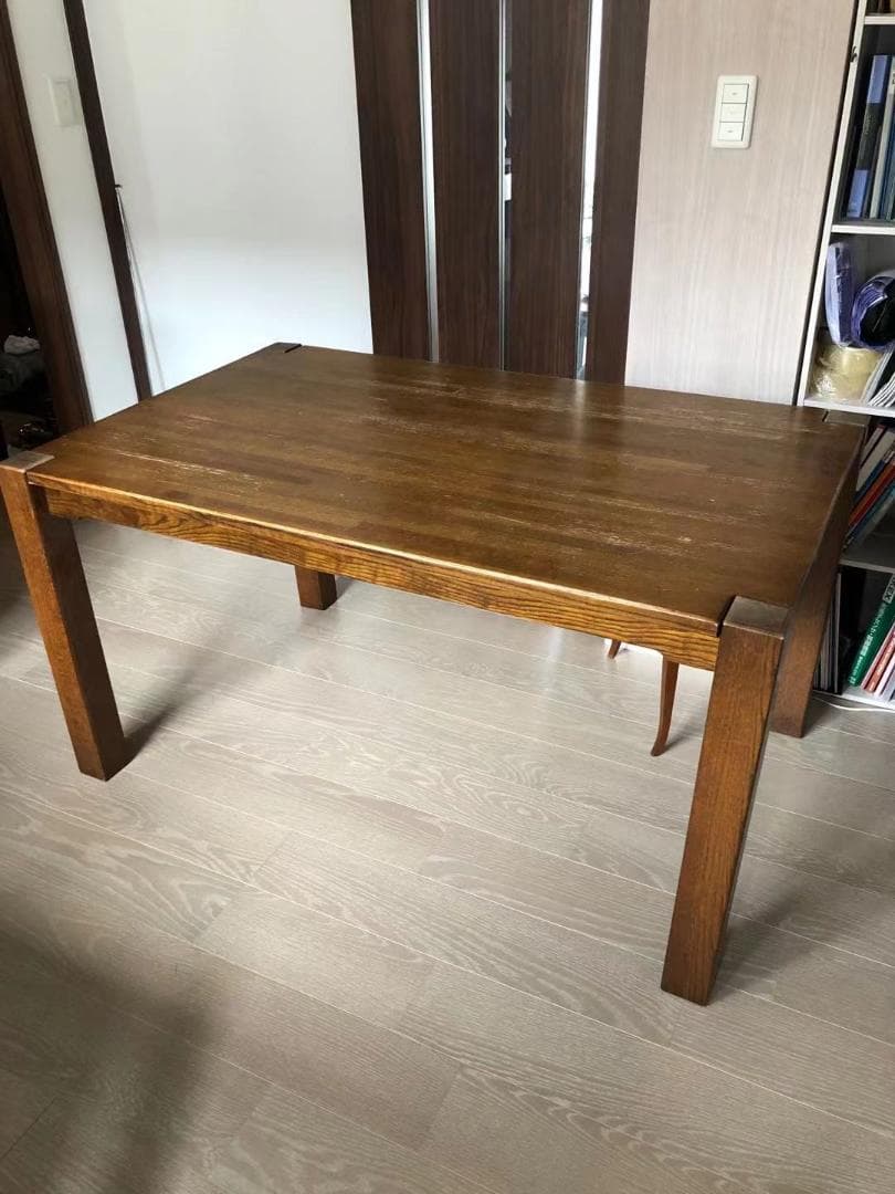 高級天然木　ダイニングテーブル