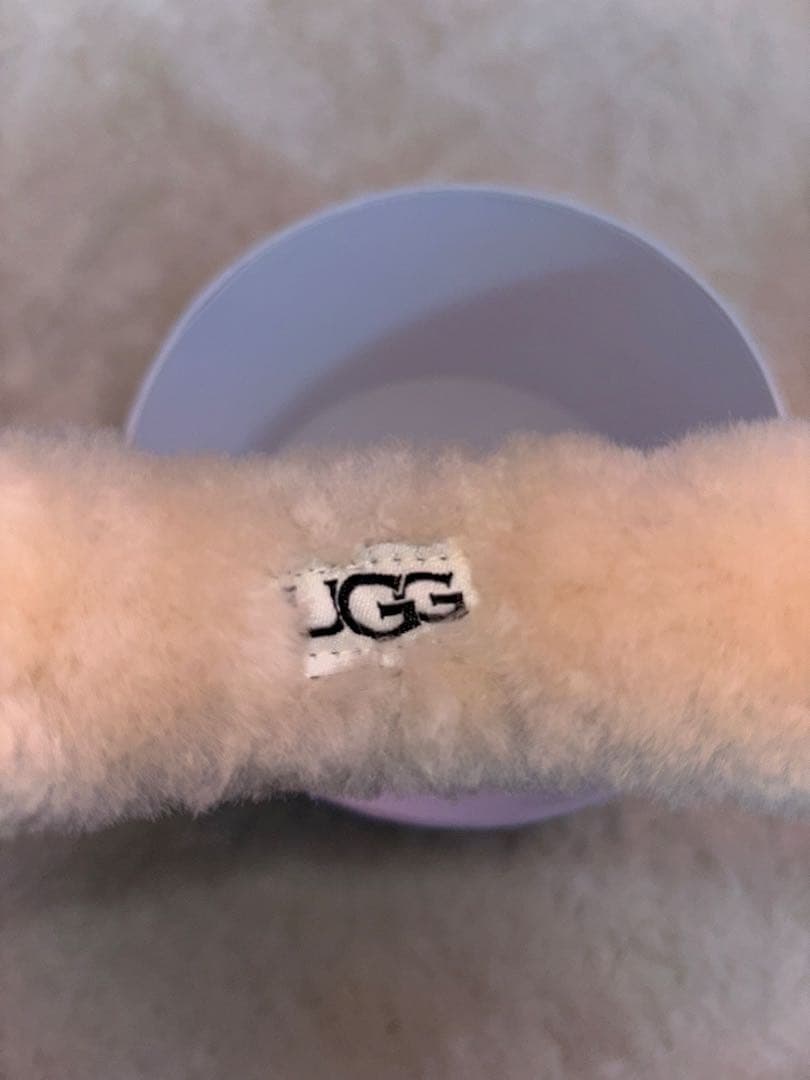 UGG ベージュ ファー耳あて