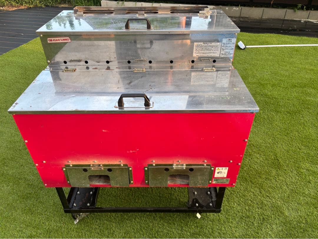 ガス式 焼いも機 いもランド(保温室付) AY-1500 中古