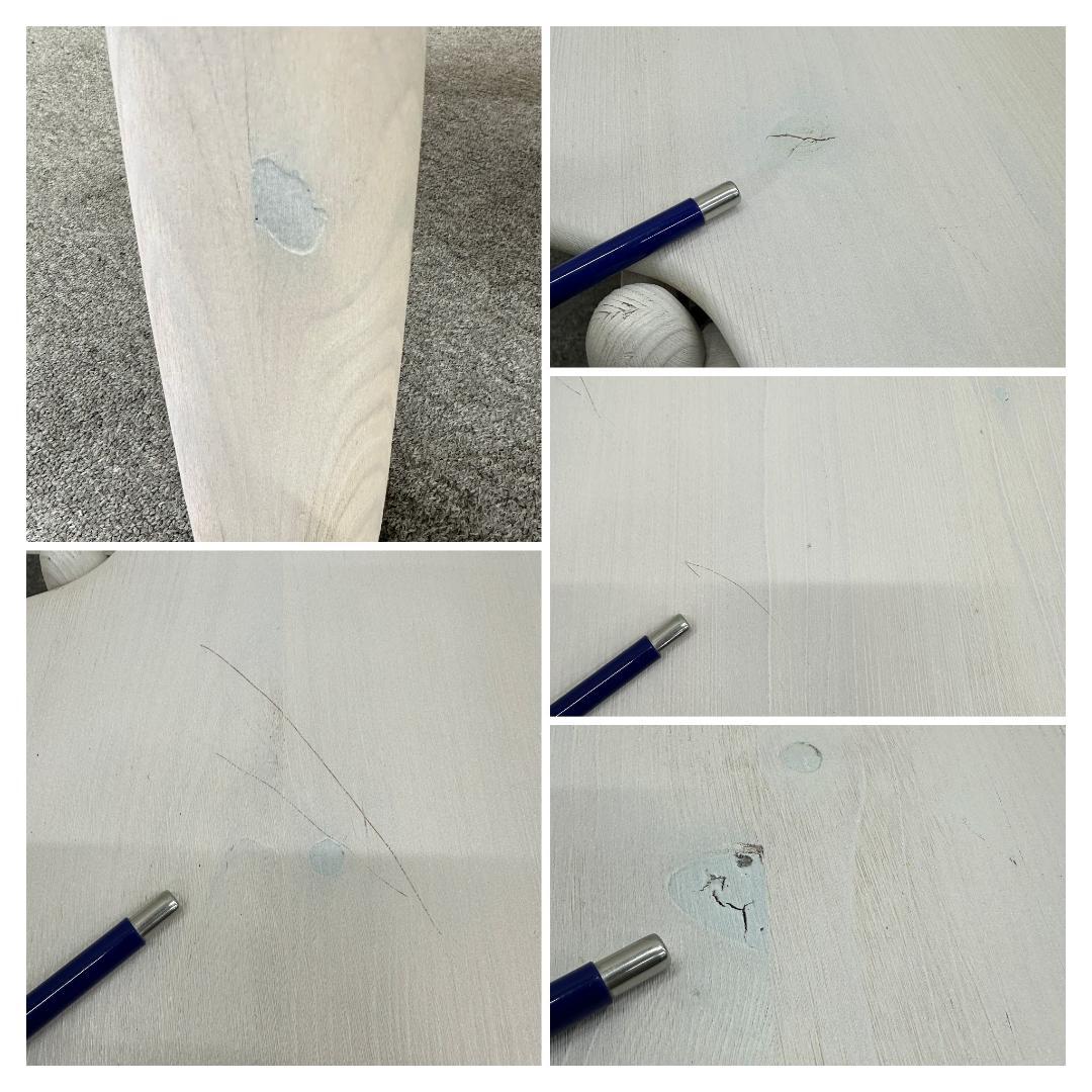 広松木工■WFキッズハイテーブル077　ホワイト　ヒノキ無垢材　センターテーブル