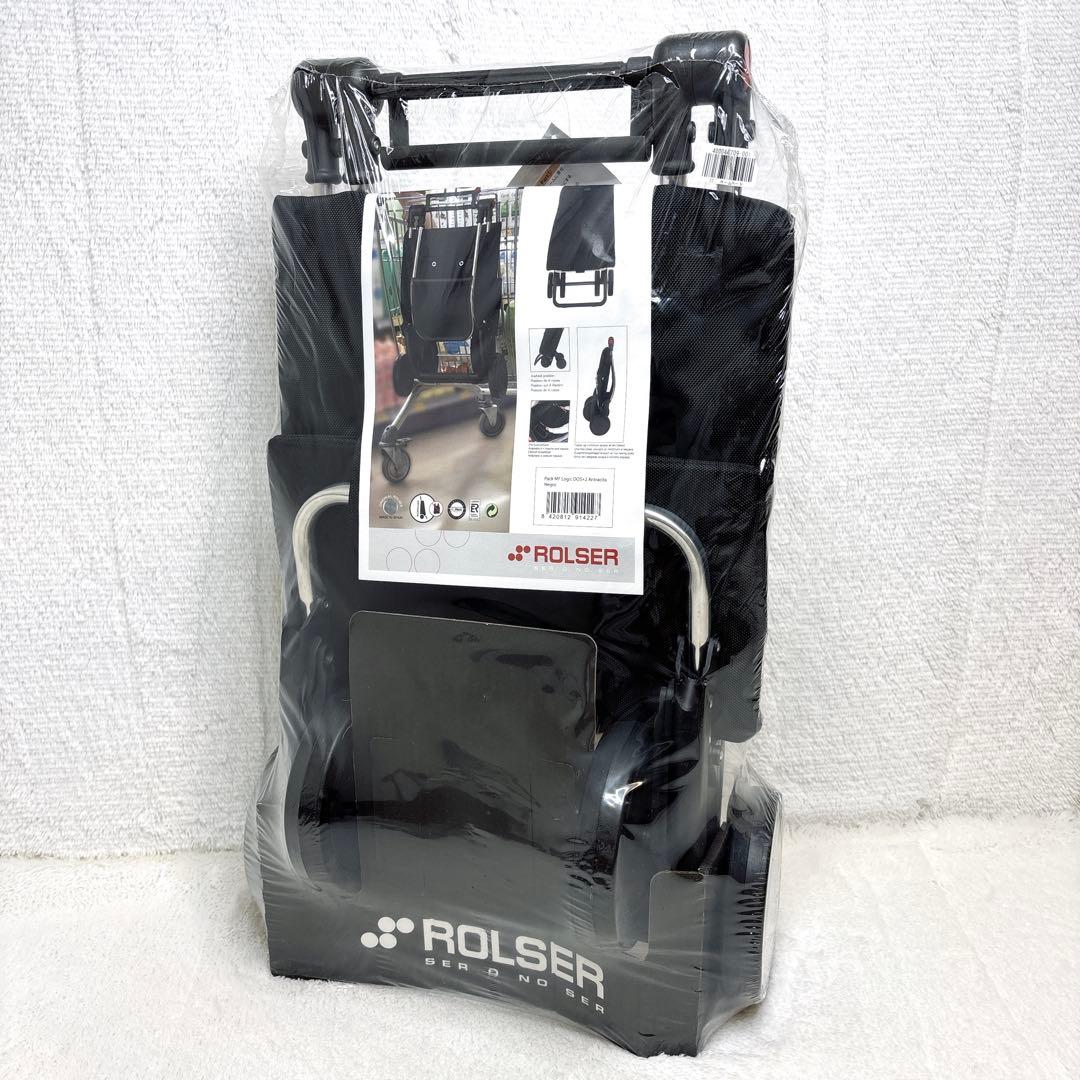 ✨新品✨ROLSER ロルサー ショッピングキャリーカート ブラック　４輪