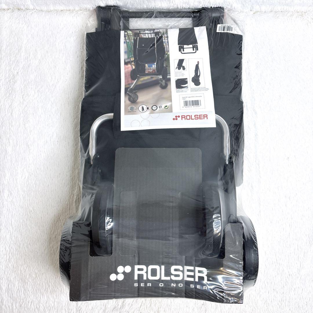 ✨新品✨ROLSER ロルサー ショッピングキャリーカート ブラック　４輪