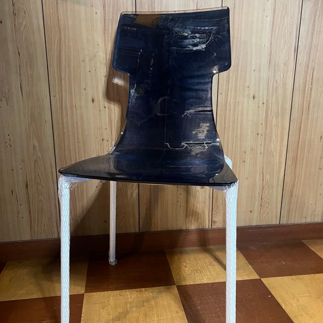 guzzini(グッチーニ) カウンターチェア デニム柄 チェアー