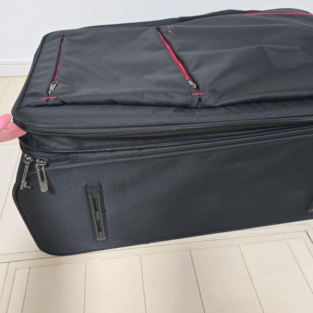 Lサイズ☆ソフトスーツケース☆拡張☆ヒデオ ワカマツ