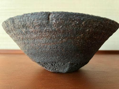 【英国制作】滝口和夫 黒うつわ｜黒器｜現代陶芸｜ピットファイア｜一点物