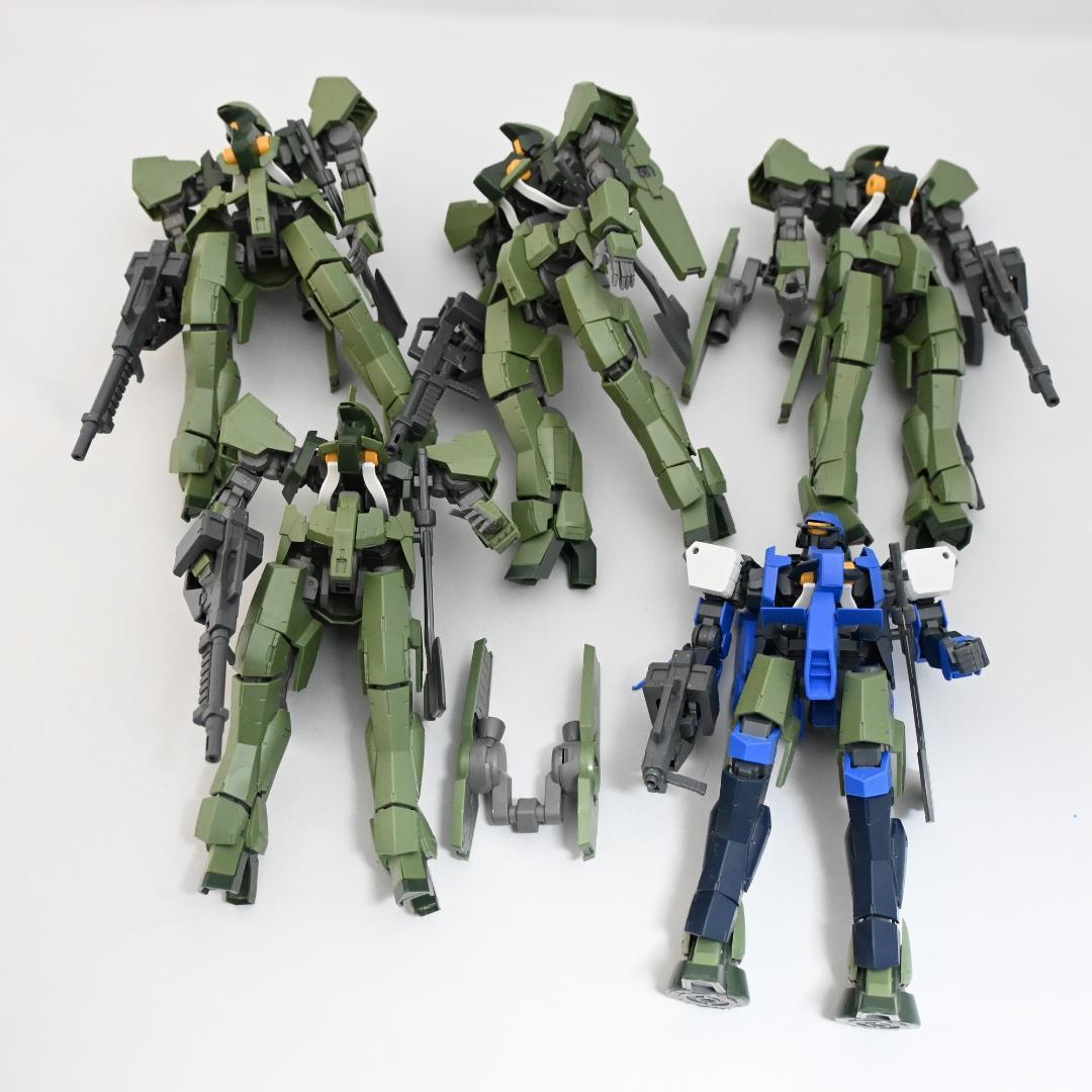 ガンプラ 1/100 グレイズ 5体セット 鉄血 ジャンク まとめ 送料込