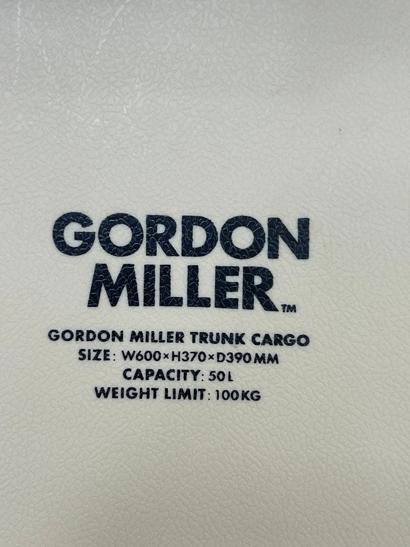 【愛知直接引渡し】GORDON MILLER 50L トランクカーゴ2個セット