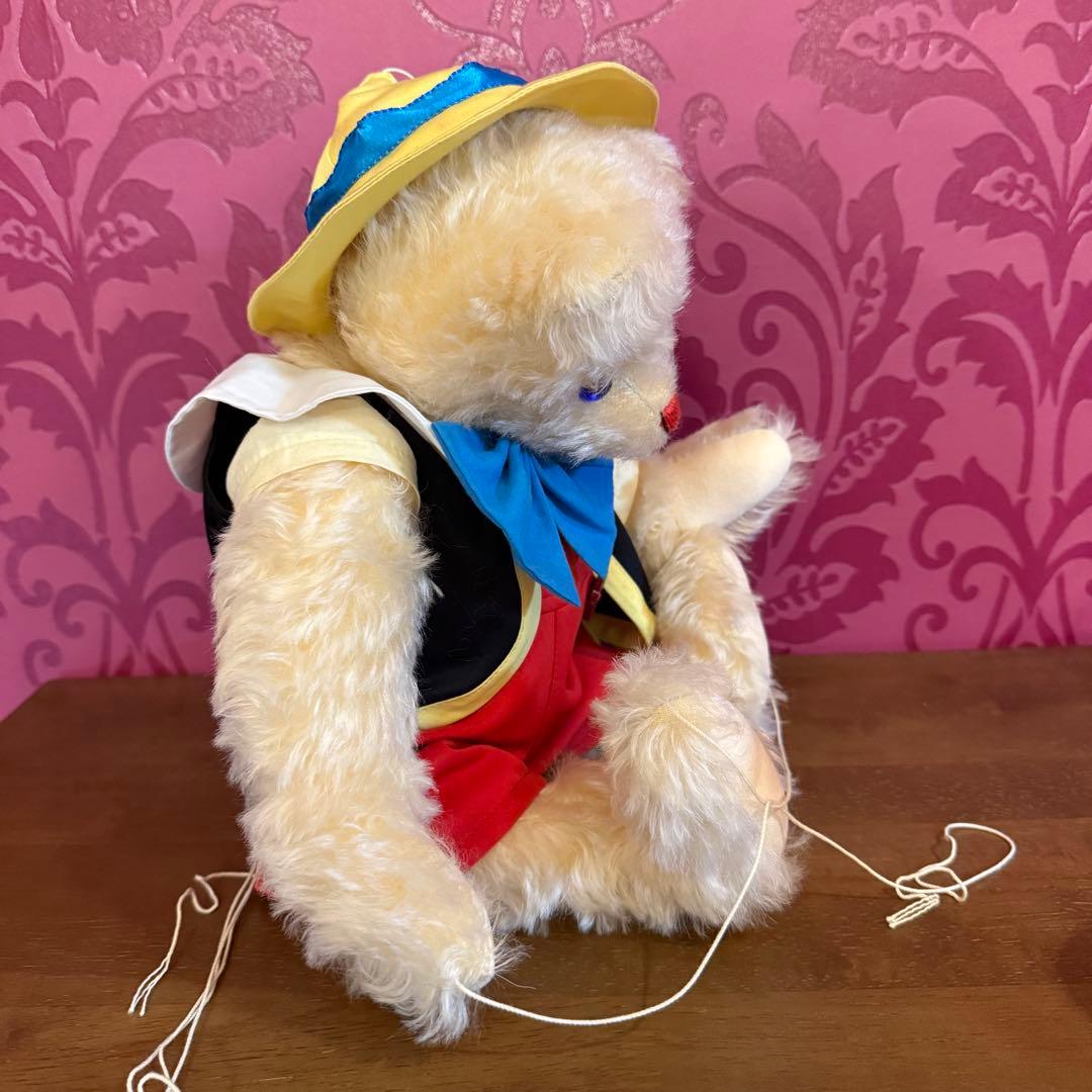 ピノキオ風　テディベア　操り人形　37cm