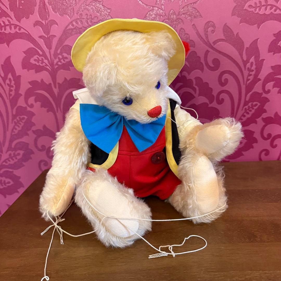 ピノキオ風　テディベア　操り人形　37cm