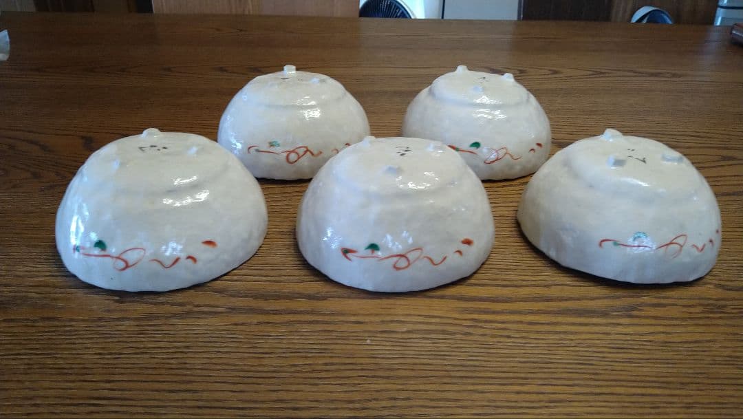 黒岩卓実さん (脚付中深鉢）五客セット