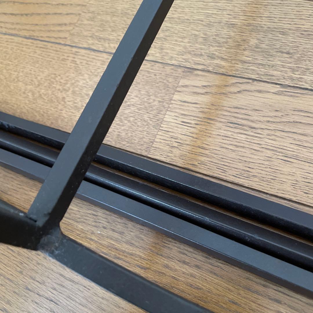 アイアン スチール ハンガーラック 3段