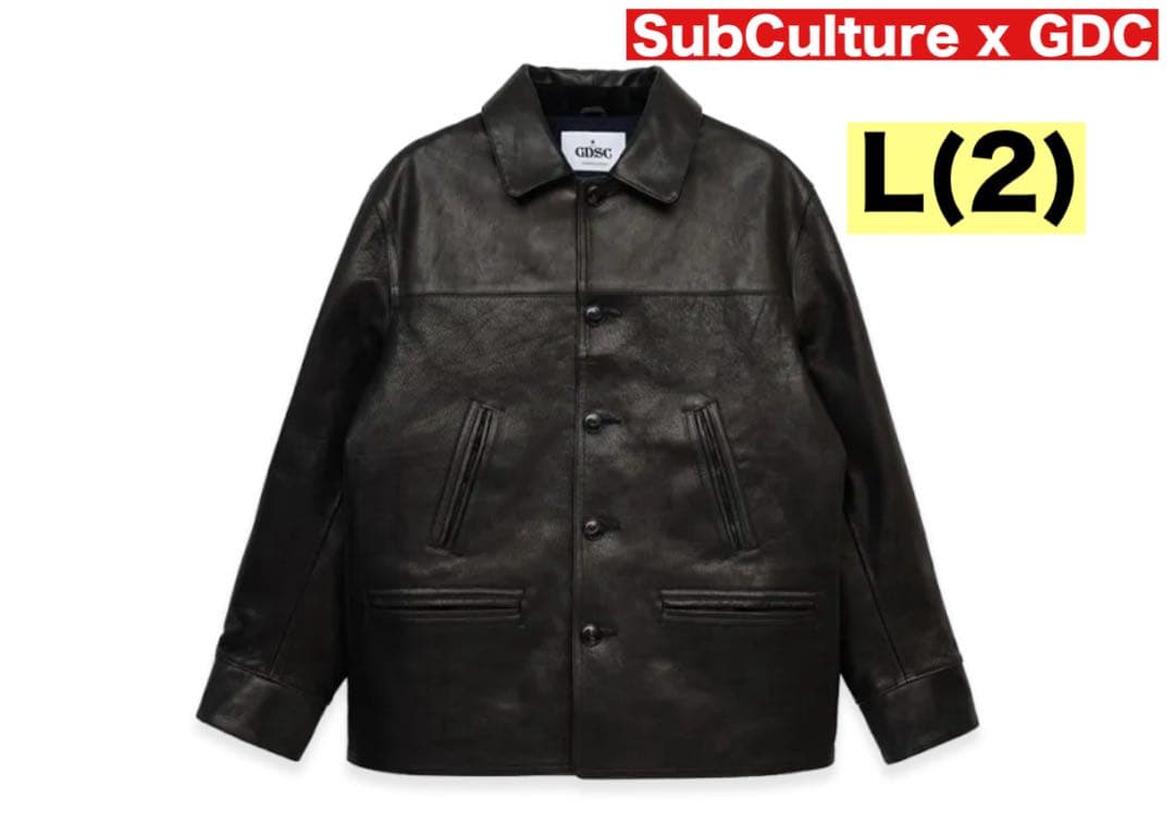 ジャケット・アウター SubCulture x GDC Cowleather Carcoat