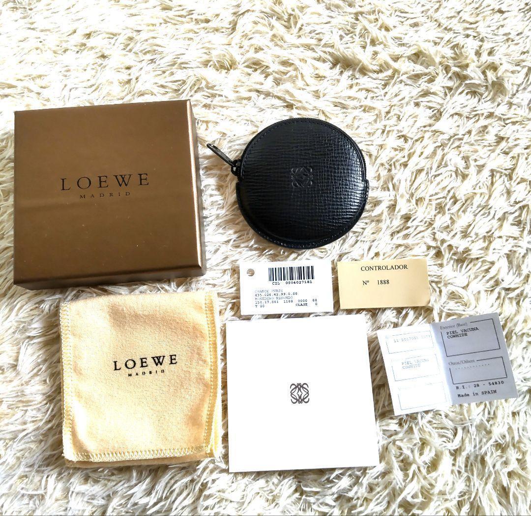 新品未使用✨ロエベ　LOEWE ケース ブラック アナグラム　黒　レザー