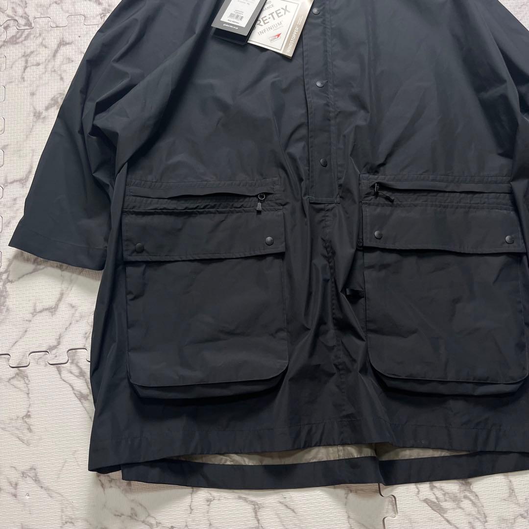 新品タグ付き✨ダイワピア39 ゴアテックス レインポンチョ 23aw ブラック