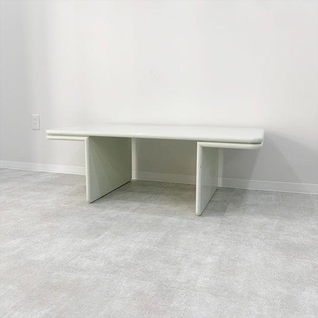 オールドカリモクホワイトセンターテーブル