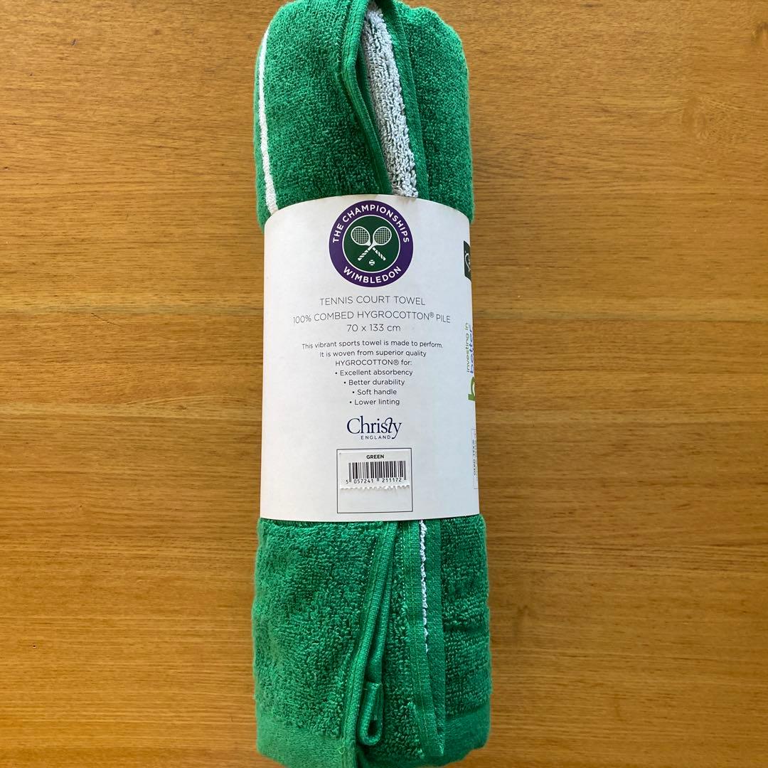 ウィンブルドンテニスコートタオル Wimbledon Tennis Court