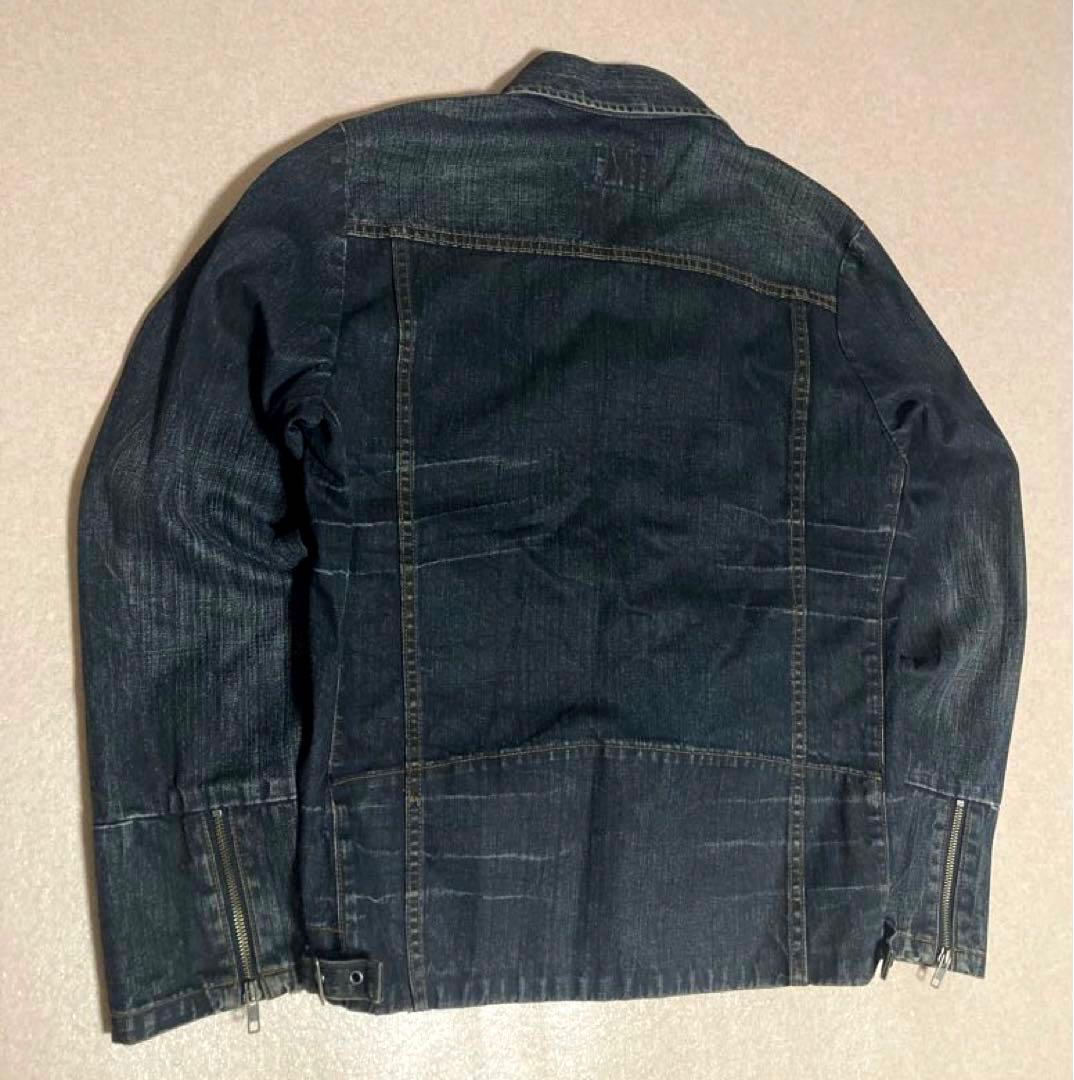 joker 90s カルバンクライン デニム ダブルライダースジャケット