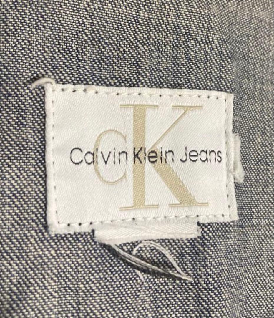 joker 90s カルバンクライン デニム ダブルライダースジャケット