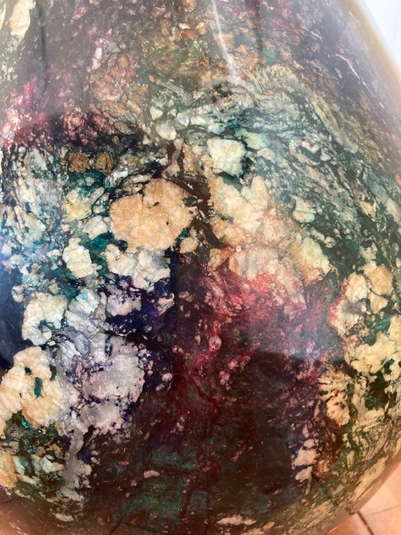 インテリア　雑貨　石　花瓶　壺　鑑賞石　原石